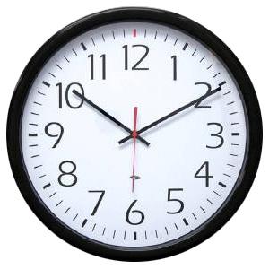 111 WALL CLOCK CLR H HARD WIRED SY